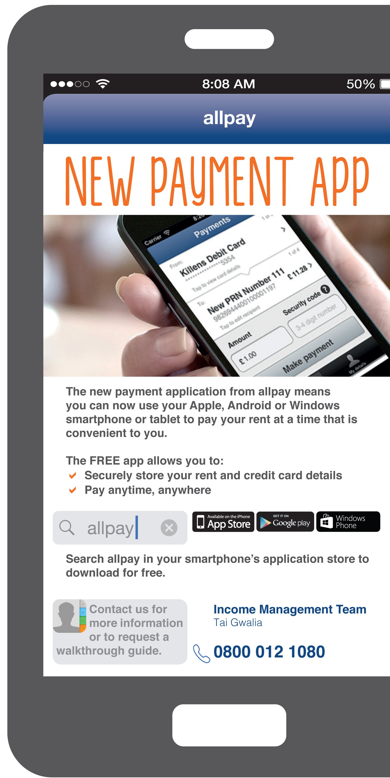 Allpay and My Gwalia